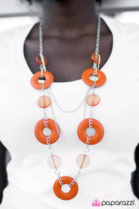 Paparazzi "Sometime After Midnight - Orange" necklace Paparazzi Jewelry