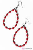 Paparazzi "Sometimes, All You Need Is Color" Red Earrings Paparazzi Jewelry