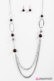 Paparazzi "Somewhere Along The Line - Brown" necklace Paparazzi Jewelry