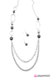 Paparazzi "Somewhere Along The Line - Silver" necklace Paparazzi Jewelry