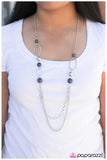 Paparazzi "Somewhere Along The Line - Silver" necklace Paparazzi Jewelry