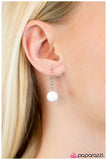 Paparazzi "Somewhere Along the Line - White" necklace Paparazzi Jewelry