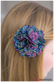 Paparazzi "Somewhere On The Beach" Blue Hair Clip Paparazzi Jewelry