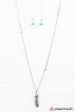 Paparazzi "Songs Of The Phoenix - Blue" necklace Paparazzi Jewelry