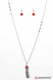 Paparazzi "Songs of the Phoenix - Red" necklace Paparazzi Jewelry