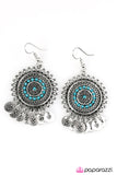 Paparazzi "Sonoran Sunshine" Blue Earrings Paparazzi Jewelry