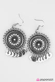 Paparazzi "Sonoran Sunshine" Silver Earrings Paparazzi Jewelry