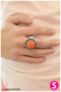 Paparazzi "So POPular" Orange Ring Paparazzi Jewelry