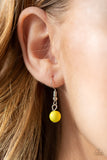 Paparazzi "So Solar" Yellow Necklace & Earring Set Paparazzi Jewelry