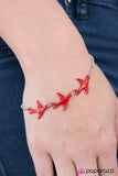 Paparazzi "Soul Bird - Red" bracelet Paparazzi Jewelry