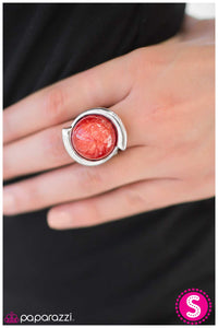 Paparazzi "Soul Searching" Red Ring Paparazzi Jewelry