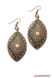 Paparazzi "South by Southwest - Copper" Earrings Paparazzi Jewelry