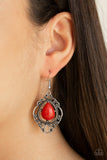 Paparazzi "Southern Fairytale" Red Earrings Paparazzi Jewelry