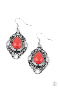 Paparazzi "Southern Fairytale" Red Earrings Paparazzi Jewelry