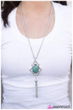 Paparazzi "Southern Living" Blue Necklace & Earring Set Paparazzi Jewelry