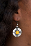 Paparazzi "Southern Oasis" Yellow Earrings Paparazzi Jewelry