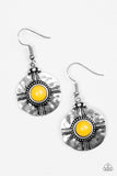 Paparazzi "Southern Oasis" Yellow Earrings Paparazzi Jewelry