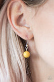 Paparazzi "Southern Solstice" Yellow Necklace and Earring Set Paparazzi Jewelry