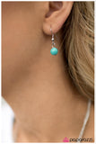 Paparazzi "Southern Style" Blue Necklace & Earring Set Paparazzi Jewelry