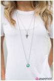 Paparazzi "Southern Style" Blue Necklace & Earring Set Paparazzi Jewelry
