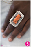 Paparazzi "Southern Treasure" Orange Ring Paparazzi Jewelry
