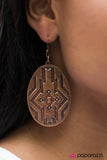 Paparazzi "Southern Winds" Copper Earrings Paparazzi Jewelry