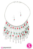 Paparazzi "Southwest Wind" Blue Necklace & Earring Set Paparazzi Jewelry