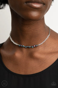 Paparazzi "Space Odyssey" Multi Choker Necklace & Earring Set Paparazzi Jewelry