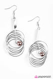 Paparazzi "Space Cadet" Brown Earrings Paparazzi Jewelry