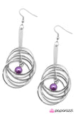Paparazzi "Space Cadet - Purple " earring Paparazzi Jewelry