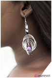 Paparazzi "Space Cadet - Purple " earring Paparazzi Jewelry