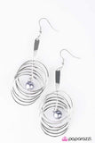 Paparazzi "Space Cadet - Silver" earring Paparazzi Jewelry