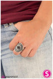 Paparazzi "Spanish Sun - Black Ring" ring Paparazzi Jewelry