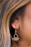 Paparazzi "Spark and Shimmer - Gold" earring Paparazzi Jewelry