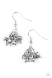 Paparazzi "Spark and Shimmer - Silver" earring Paparazzi Jewelry