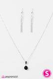 Paparazzi "Spark In The Dark - Black" necklace Paparazzi Jewelry