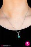 Paparazzi "Spark In The Dark - Green" necklace Paparazzi Jewelry