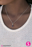 Paparazzi "Spark In The Dark - Purple" necklace Paparazzi Jewelry