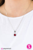 Paparazzi "Spark In The Dark - Red" necklace Paparazzi Jewelry