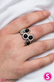 Paparazzi "Sparkle and Stilettos" Black Ring Paparazzi Jewelry