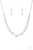 Paparazzi "Sparkle Brilliantly" Brown Necklace & Earring Set Paparazzi Jewelry