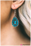 Paparazzi "Sparkle In The Rain - Blue" earring Paparazzi Jewelry