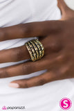 Paparazzi "Sparkle Like You Mean It! - Brass" ring Paparazzi Jewelry