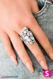 Paparazzi "Sparkle Splash" White 140XX Ring Paparazzi Jewelry