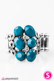 Paparazzi "Sparkle Storm - Blue Ring" ring Paparazzi Jewelry