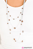 Paparazzi "Sparkling Intentions - Brown" necklace Paparazzi Jewelry