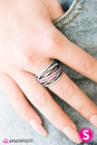Paparazzi "Sparkling Speedways - Pink" ring Paparazzi Jewelry
