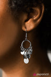 Paparazzi "Sparkling Tide - Silver" earring Paparazzi Jewelry