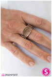 Paparazzi "Sparkling Waters - Copper" ring Paparazzi Jewelry