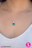 Paparazzi "Spark On! - Blue" necklace Paparazzi Jewelry